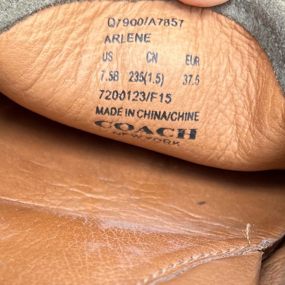 COACH “Arlene” Suede Loafers - Picture 3 of 10